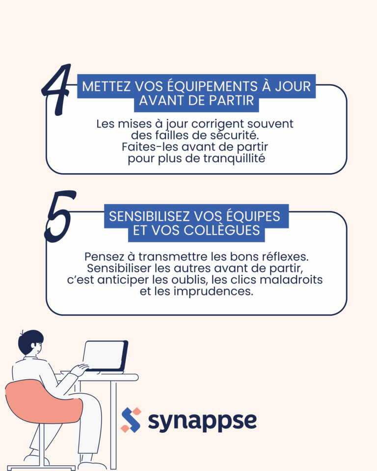 Les cybermenaces ne partent pas en vacances -